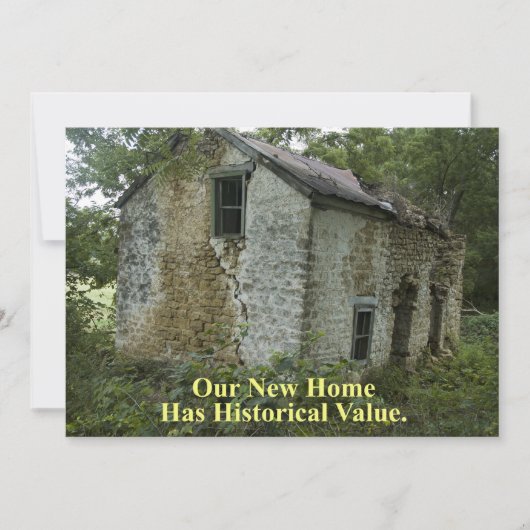 Carte privée Funny Changement d'adresse - Historiq (Devant)