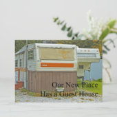 Carte privée Funny Changement d'adresse - Maison d (Debout devant)