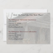 Carte privée Funny Changement d'adresse : Nouveau  (Dos)