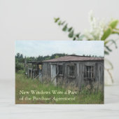 Carte privée Funny Changement d'adresse : Nouvelle (Debout devant)