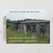 Carte privée Funny Changement d'adresse : Nouvelle (Devant / Derrière)