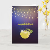 Carte Prix Apple pour l'enseignant en or (Fleur jaune)