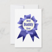 Carte Prix Best Daddy Ever pour le Père (Devant)