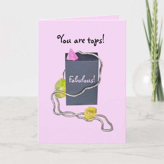 Carte Prix fabuleux d'anniversaire pour les voeux d'anni (Devant)