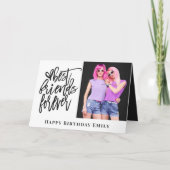 Carte Prix Friends Forever Photo Gray happy Birthday (Devant)