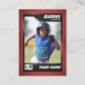 Carte PRO Baseball avec carte de commerce Stats Pl (Devant)