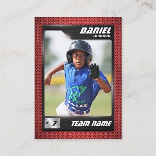 Carte PRO Baseball avec carte de commerce Stats Pl (Devant)