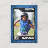 Carte PRO Baseball avec carte de commerce Stats Pl (Devant)