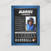 Carte PRO Baseball avec carte de commerce Stats Pl (Dos)