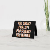 Carte Pro Choice Droits des femmes Patriarcat féministe  (Devant)