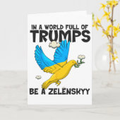 Carte Pro Zelensky The World Needs More Zelensky's Suppo (Fleur jaune)