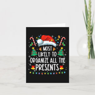 Carte Probable Organisation De Tous Les Cadeaux De Noël