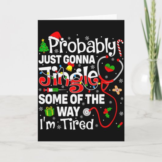 Carte Probablement juste aller sonner un peu Noël (Devant)