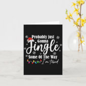 Carte Probablement juste aller tinter un peu comme je su (Fleur jaune)