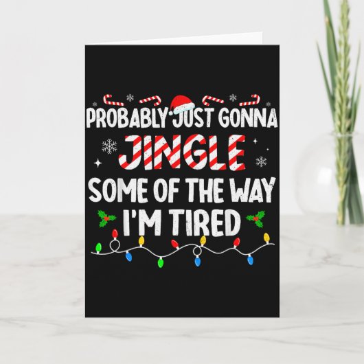 Carte Probablement juste aller Tintinnabuler un peu sur (Devant)