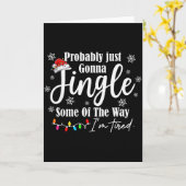 Carte Probablement juste faire tinter un peu tant que je (Fleur jaune)