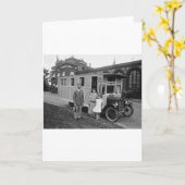 Carte Probablement la première maison MOBILE jamais (Fleur jaune)