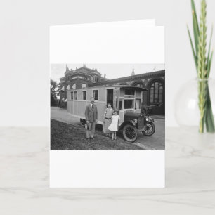 Carte Probablement la première maison MOBILE jamais