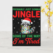 Carte Probably Just Going To Jingle Some Of The Way For (Fleur jaune)