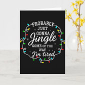 Carte Probably Just Going To Jingle Some Of The Way For (Fleur jaune)