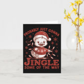 Carte Probably Just Gonna Jingle Some Of The Way, Duck C (Fleur jaune)