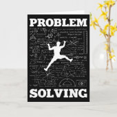 Carte Problem Solving Climber Rock Climbing Bouldering P (Fleur jaune)