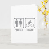Carte Problème résolu du cyclisme (Fleur jaune)