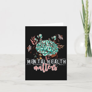 Carte Problèmes de santé Fleur Mind Cerveau Autosoignant