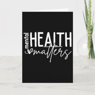 Carte Problèmes de santé mentale Cœur Amour Sensibilisat