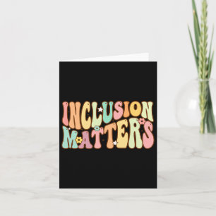 Carte Problèmes d'inclusion Éducation spéciale Autisme