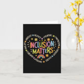 Carte Problèmes d'inclusion Enseignant spécialisé Autis (Fleur jaune)