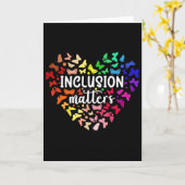 Carte Problèmes d'inclusion Mois de la sensibilisation à (Fleur jaune)