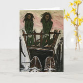 CARTE PROCÈS DE SORCIÈRE DE RASTA (Fleur jaune)