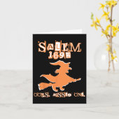 Carte Procès des sorcières de Salem 1692 Oups, vous en a (Fleur jaune)