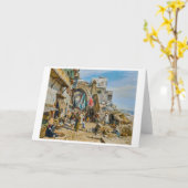 Carte Procession à Jaffa | Gustav Bauernfeind | (Fleur jaune)