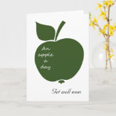 Carte Prochainement Apple (Fleur jaune)