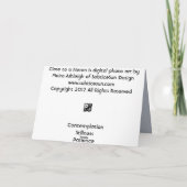 Carte Proche d'un héron (Dos)