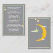 Carte produit Lune et Stars Baby (Devant / Derrière)