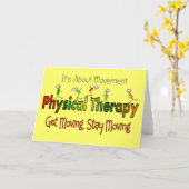 Carte Produits et cadeaux de thérapie physique (Fleur jaune)