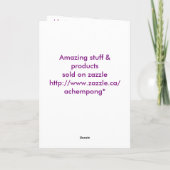 Carte Produits extraordinaires de substance (Dos)