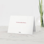 CARTE "PROF A+ À NOËL" (Dos)