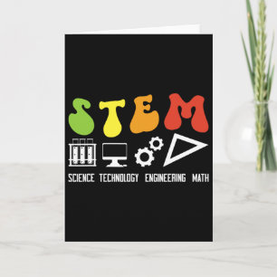 Carte Prof Appreciation Stem Enseignement Groovy Stem