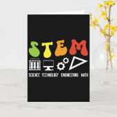 Carte Prof Appreciation Stem Enseignement Groovy Stem (Fleur jaune)