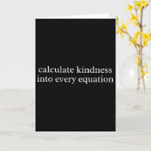 Carte Prof de maths calcule la gentillesse dans chaque é (Fleur jaune)