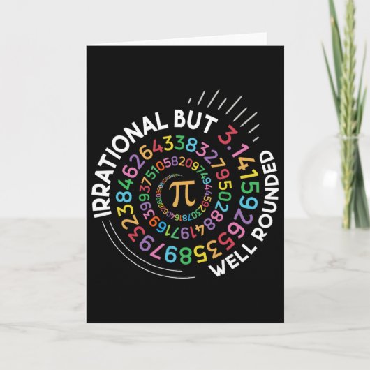 Carte Prof de maths journee Pi irrationnel mais bien arr (Devant)