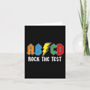 Carte Prof Enseignant Élève Motivation Rétro Rock Le Te