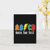 Carte Prof Enseignant Élève Motivation Rétro Rock Le Te (Fleur jaune)