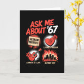 Carte Prof hilarant 67 Prof d'histoire 6 7 Prof drôle Su (Fleur jaune)
