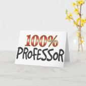 Carte Professeur 100% (Fleur jaune)
