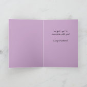 Carte Professeur agrégé Félicitations Tenure Academie (Intérieur)